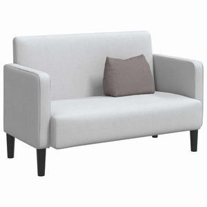 Rückenkissen Taupe Stoff 45x35 cm