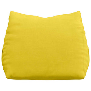 vidaXL Coussin de dossier jaune vif 45 x 20 x 35 cm tissu