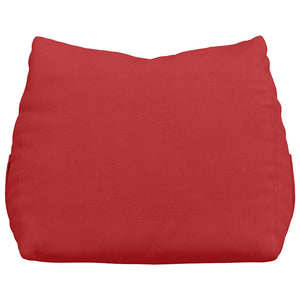 Rotes Rückenkissen 45 cm Stoff