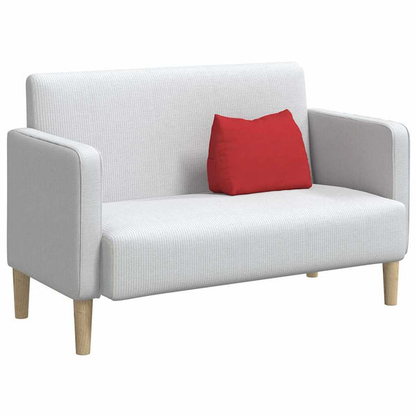 Rotes Rückenkissen 45 cm Stoff