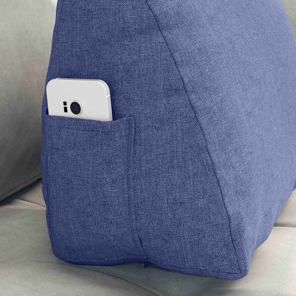Jeans Blaues Rückenkissen 45x20x35cm