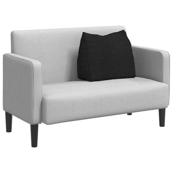 Schwarzes Rückenkissen 60x20x50 cm