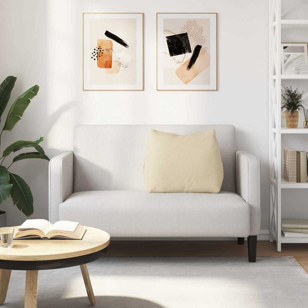 Rückenkissen Creme Stoff 60x20x50cm