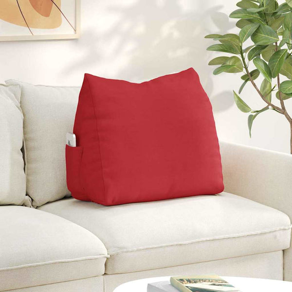 Rückenkissen Rot 60x20x50 cm