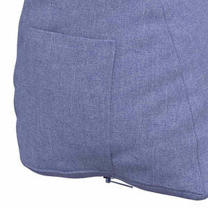 Jeans Blau Rückenkissen 60 cm
