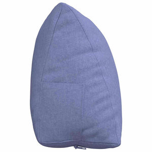 Jeans Blau Rückenkissen 60 cm
