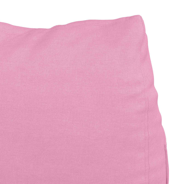 Rückenkissen Rosa Stoff 60x20x50cm