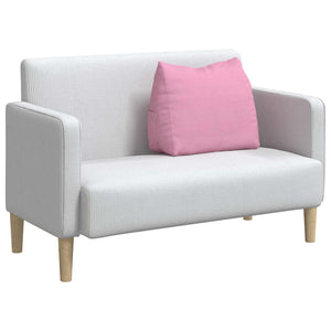 Rückenkissen Rosa Stoff 60x20x50cm