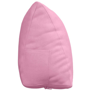 Rückenkissen Rosa Stoff 60x20x50cm