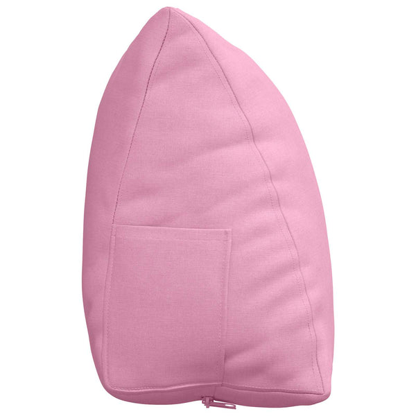Rückenkissen Rosa Stoff 60x20x50cm
