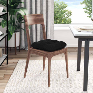 Schwarze Sitzkissen 4er Set