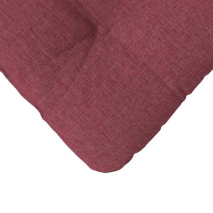 Sitzkissen 4er Set Weinrot 40x40 cm
