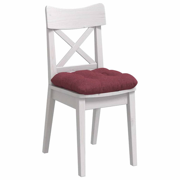 Sitzkissen 4er Set Weinrot 40x40 cm