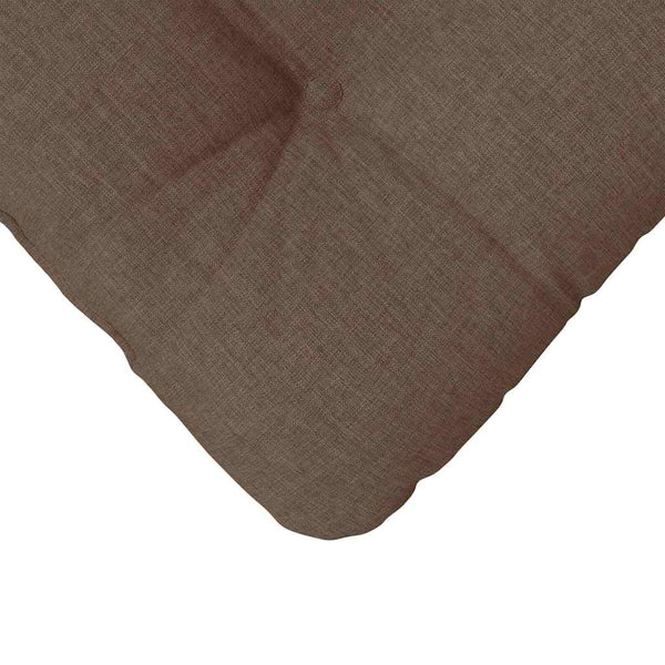 Sitzkissen 4er Set Braun 40x40 cm