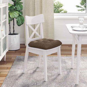 Sitzkissen 4er Set Braun 40x40 cm