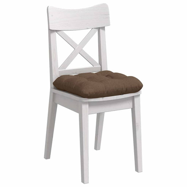 Sitzkissen 4er Set Braun 40x40 cm