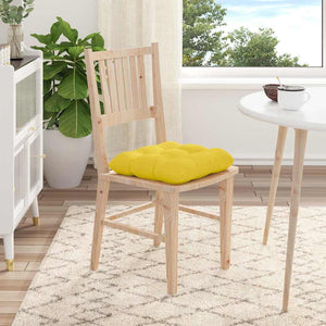 Sitzkissen Gelb 4er-Set 40x40 cm
