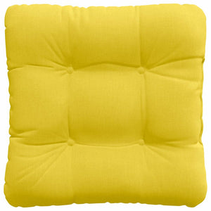 Sitzkissen Gelb 4er-Set 40x40 cm