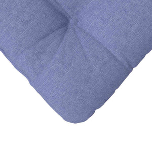 Sitzkissen Jeans Blau 4er-Set