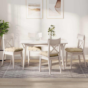 Sitzkissen Creme 4er Set 40x40 cm