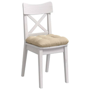 Sitzkissen Creme 4er Set 40x40 cm