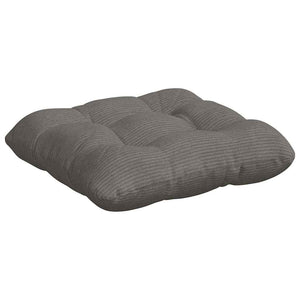Sitzkissen 4er Set Hellgrau Cord 40x40 cm