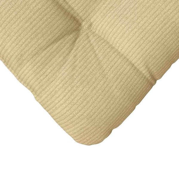 Sitzkissen 4er Set Grau-Grün Cord 40x40 cm