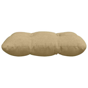 Sitzkissen 4er Set Grau-Grün Cord 40x40 cm
