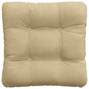 Sitzkissen 4er Set Grau-Grün Cord 40x40 cm
