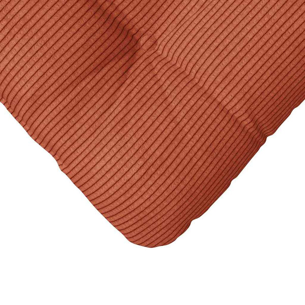 Sitzkissen 4er Set Rot-Orange Cord 40x40cm