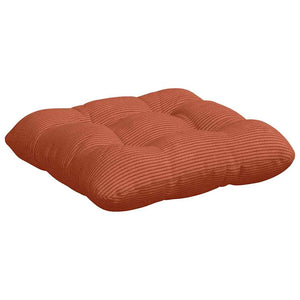 Sitzkissen 4er Set Rot-Orange Cord 40x40cm