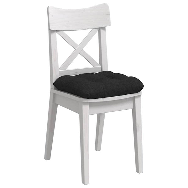 Schwarze Sitzkissen, 4er-Set, 45x45 cm