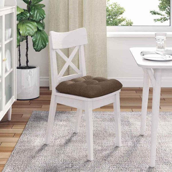 Sitzkissen Braun 4er-Set 45x45 cm