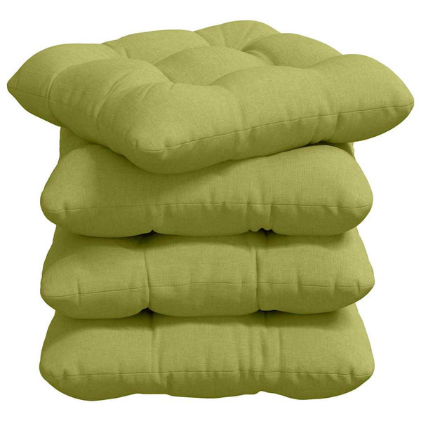 Sitzkissen 4er Set Hellgrün 45x45 cm