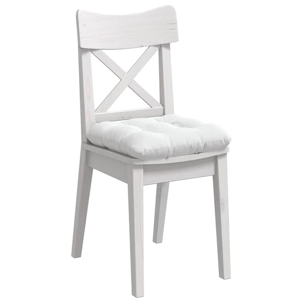 Sitzkissen Weiß 4er Set 45x45 cm