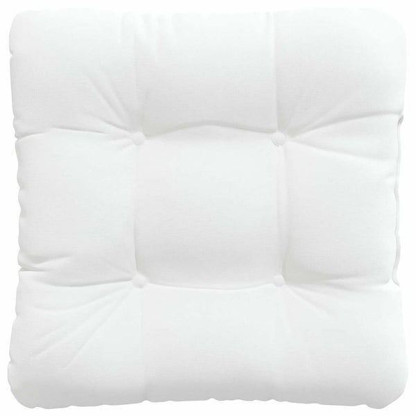 Sitzkissen Weiß 4er Set 45x45 cm