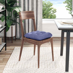 Sitzkissen 4er-Set Jeans Blau 45x45 cm