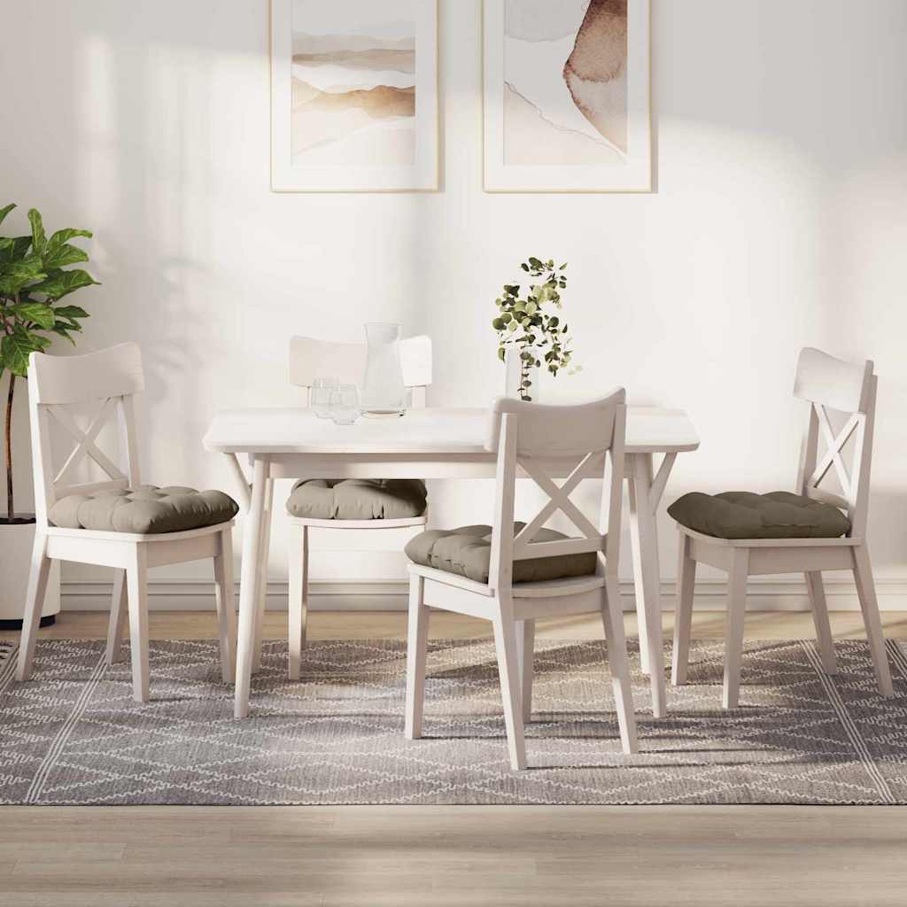Sitzkissen 4er Set Taupe 45x45 cm