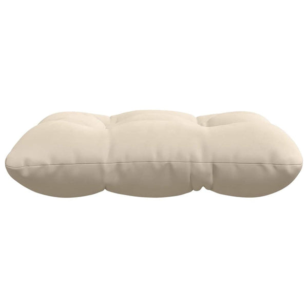 Sitzkissen Beige 4er Set Mikrofaser 45x45 cm