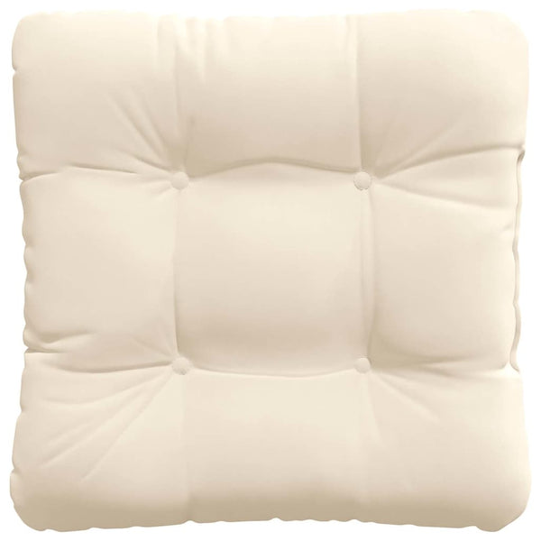 Sitzkissen Beige 4er Set Mikrofaser 45x45 cm