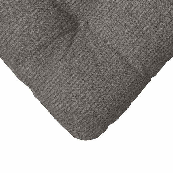 Sitzkissen 4er Set Hellgrau Cord 45x45 cm