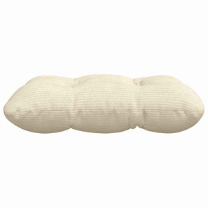 Sitzkissen 4er Set Creme Cord 45x45 cm