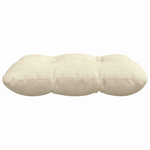Sitzkissen 4er Set Creme Cord 45x45 cm