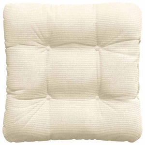 Sitzkissen 4er Set Creme Cord 45x45 cm