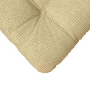Cord Sitzkissen 4er-Set Grau-Grün 45x45 cm