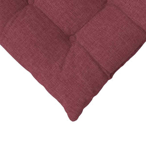 Weinrote Sitzkissen 4er Set, 40x40 cm