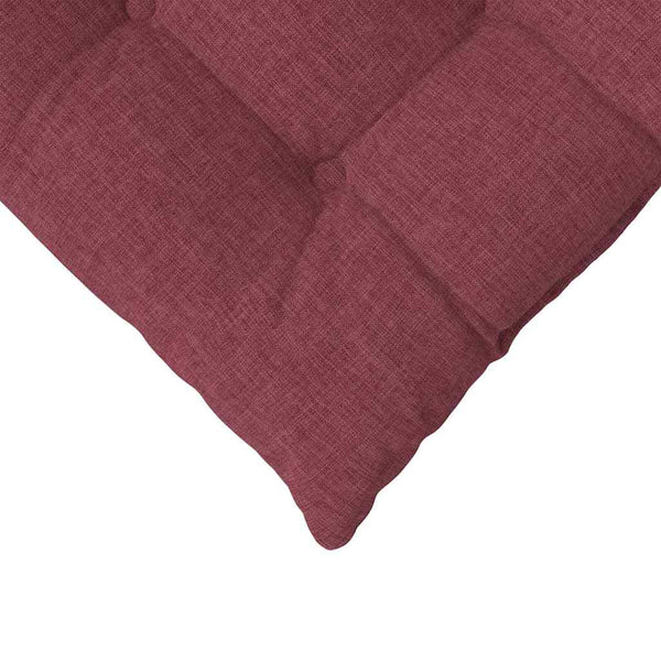 Weinrote Sitzkissen 4er Set, 40x40 cm