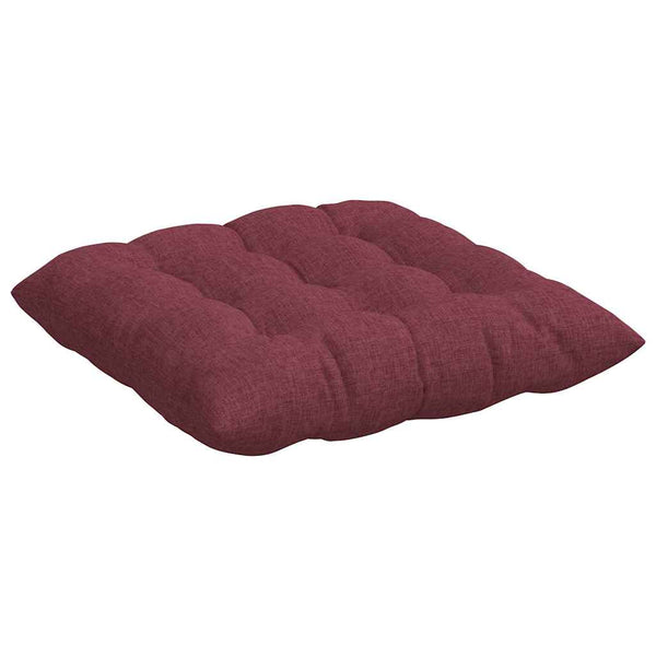 Weinrote Sitzkissen 4er Set, 40x40 cm
