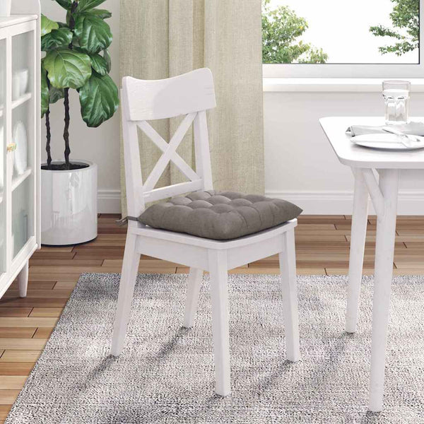Sitzkissen 4er Set Taupe 40x40 cm