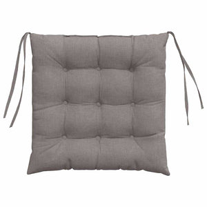 Sitzkissen 4er Set Taupe 40x40 cm